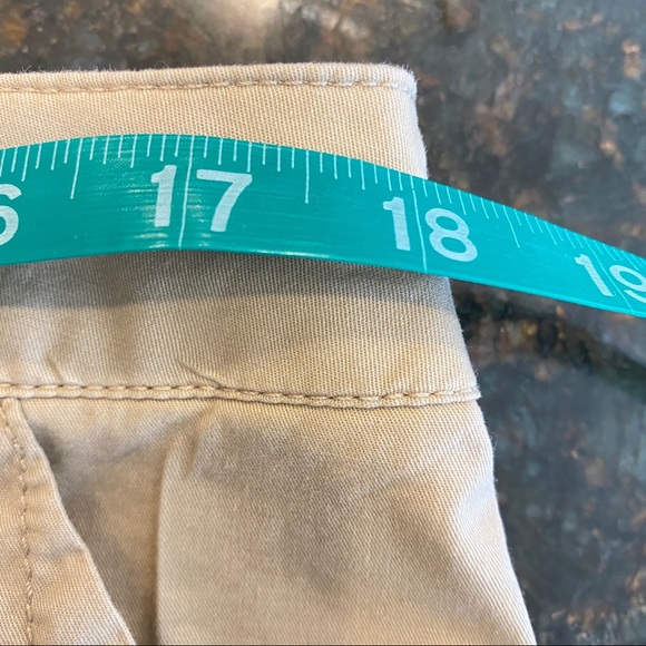 Christopher/Banks Capris Cotton/Spandex Relaxed Baggy Fit Pockets Tab Cuffs  14 - Picture 11 of 13